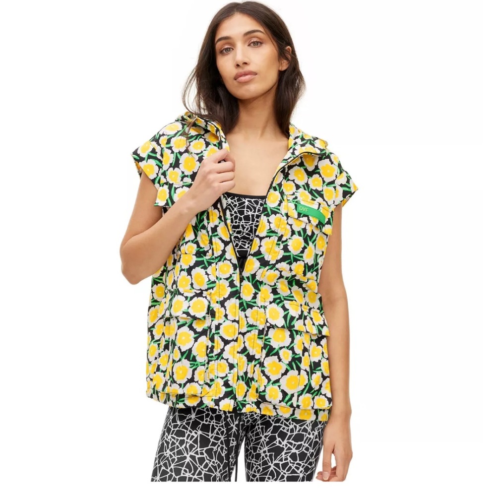 Diane Von Furstenberg For Target Nylon Packable  Vest XL